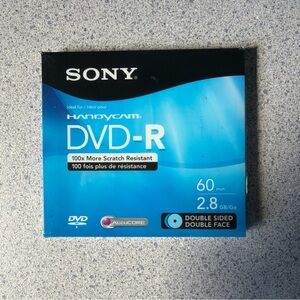 Sony Blue Handycam DVD-R Double-Sided Disc